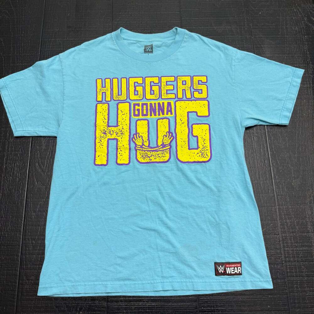 WWE AUTHENTIC SHIRT HUGGERS GONNA HUG SIZE LARGE